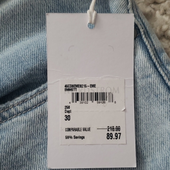 NWT Joe's Light Wash Denim Jeans - Picture 3 of 7